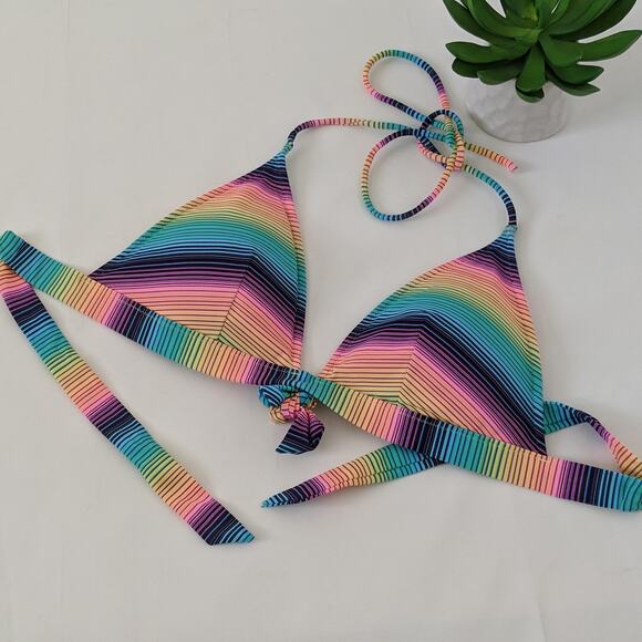 Victoria's Secret Push Up Bikini Halter Top Y2K L - Picture 3 of 8